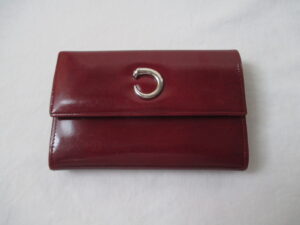 【Cartier 財布 修理】カルティエ 財布　はがれたエナメルを再生しました