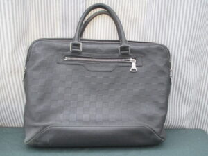 【Louis Vuitton バッグ 修理】ルイ ヴィトン ダミエ 色はげ・色あせ　くたびれたビジネスバッグの再生　