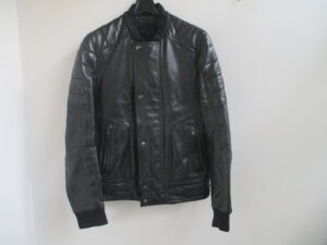 【BALMAIN レザージャケット修理】 バルマン　レザージャケット　ファスナー　ホックボタンの交換