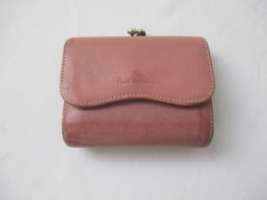 【Paul Smith  財布 修理】ポール スミス 色がはげて使用感のある財布の染め直し